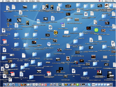 Desktop Computers  on Of The Chaos That Is My Computer S Desktop In An Odd Way I Am Sort