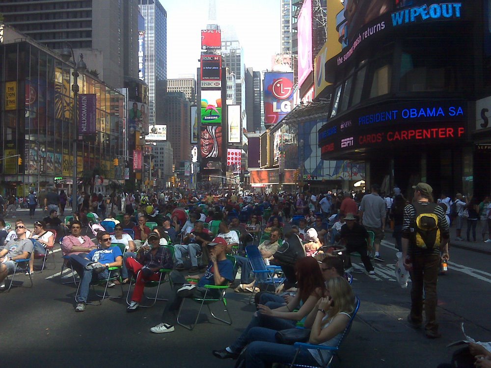 new york city times square. Slam for New York City.